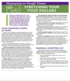 Stretching Your Food Dollars